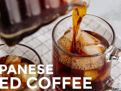 How To Make Japanese Iced Coffee (Recipe) アイスコーヒの作り方 (レシピ)