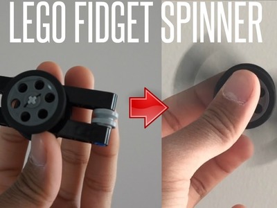 How To Make LEGO Fidget Spinner!! (Spins Really Fast)