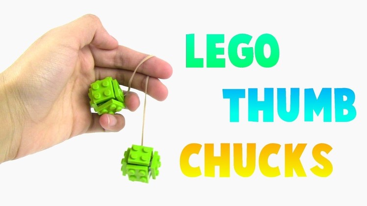 How to Make Lego Thumb Chucks Tutorial (Begleri Fidget Toy Building Instructions)