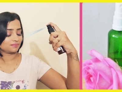 How to make MAKEUP FIXING SPRAY at home. Affordable Natural Makeup Setting Spray. Indian Mom on Duty