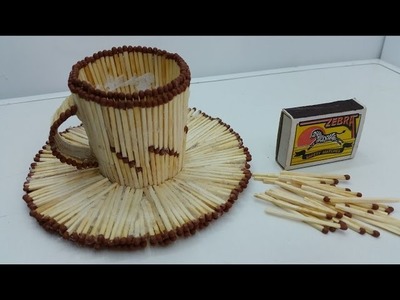 How To Make Matchstick Cup - Easy