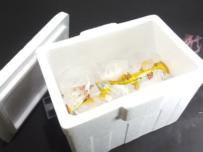 How To Make Mini Air Conditioner - Very Easy and Saving ice