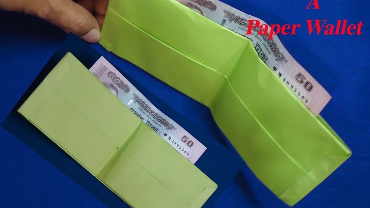 How To Make Paper Wallet or Money Bag