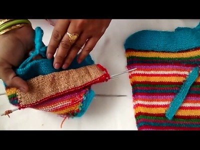 How to make pocket in sweater.cardigan and jacket in hindi
