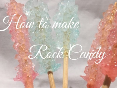 How to Make Rock Candy || Sugar Crystal Sticks Recipe