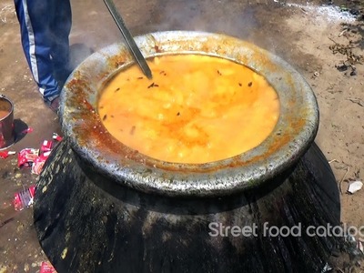 How To Make Sambar Prepare 1500 Peoples |  Easy Sambhar | Vegetable Sambar | Street Food Catalog