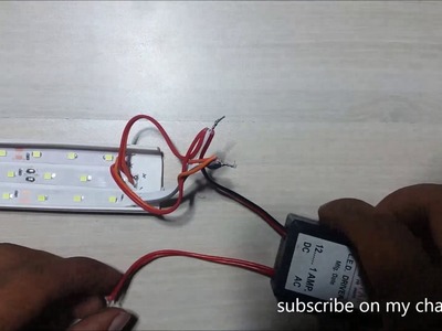 How to Make  Simple Strip LED Tube Light