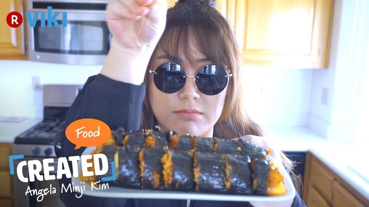 How to Make Sinjeon Cheese Kimbap by Angela Minji Kim (Episode 1) | Viki CREATED