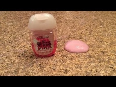 How To Make Slime With Hand Sanitizer (Tutorial)