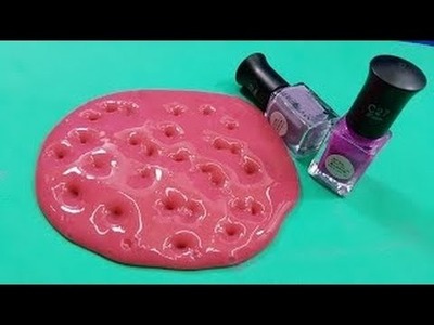 How to make Slime with Nail Polish  -Tutorial-