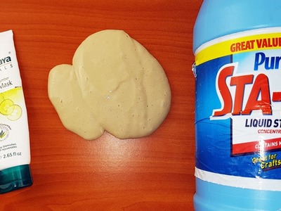 How to make Slime without Glue - Using Peel-Off Mask - Only 2 Ingredients
