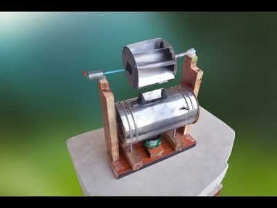 How to Make Steam Power Generator -  cool science project - A Different Way