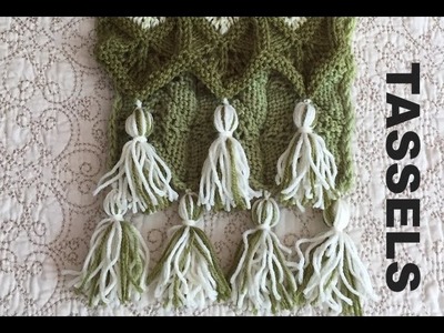 How To Make Tassel For Scarves And Blankets