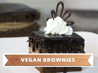 How to Make the BEST VEGAN BROWNIES + A DELICIOUS CAROB CHOCOLATE CAKE 2-in-1!