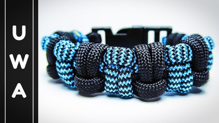 How to make the Modified Half Hitch Paracord Survival Bracelet [With Buckle] [Tutorial]