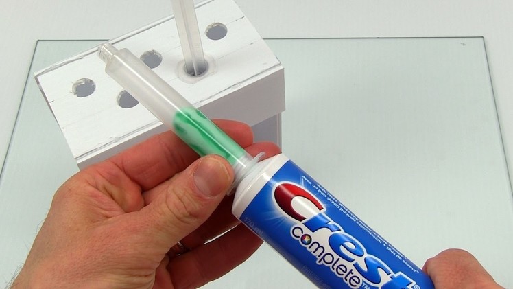 How To Make Toothpaste Dispenser - Syringe Simple Life Hacks