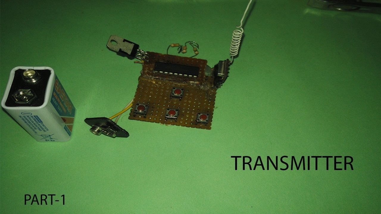 How to make transmitter and receiver || Used In My RC Car || Part-1 || Transmitter