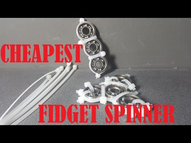 HOW TO MAKE YOUR OWN FIDGET SPINNER (EASY)