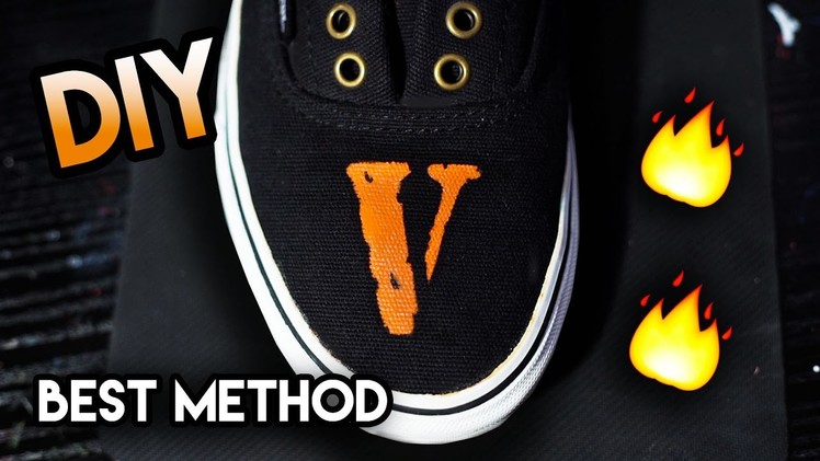 How To: Make Your Own Homemade Vinyl Stencil ! Vlone Your Vans Custom Tutorial (Best Method)