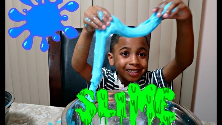 HOW TO MAKE YUCKY GOO SLIME with BORAX!! - Easy Science Experiment for Kids