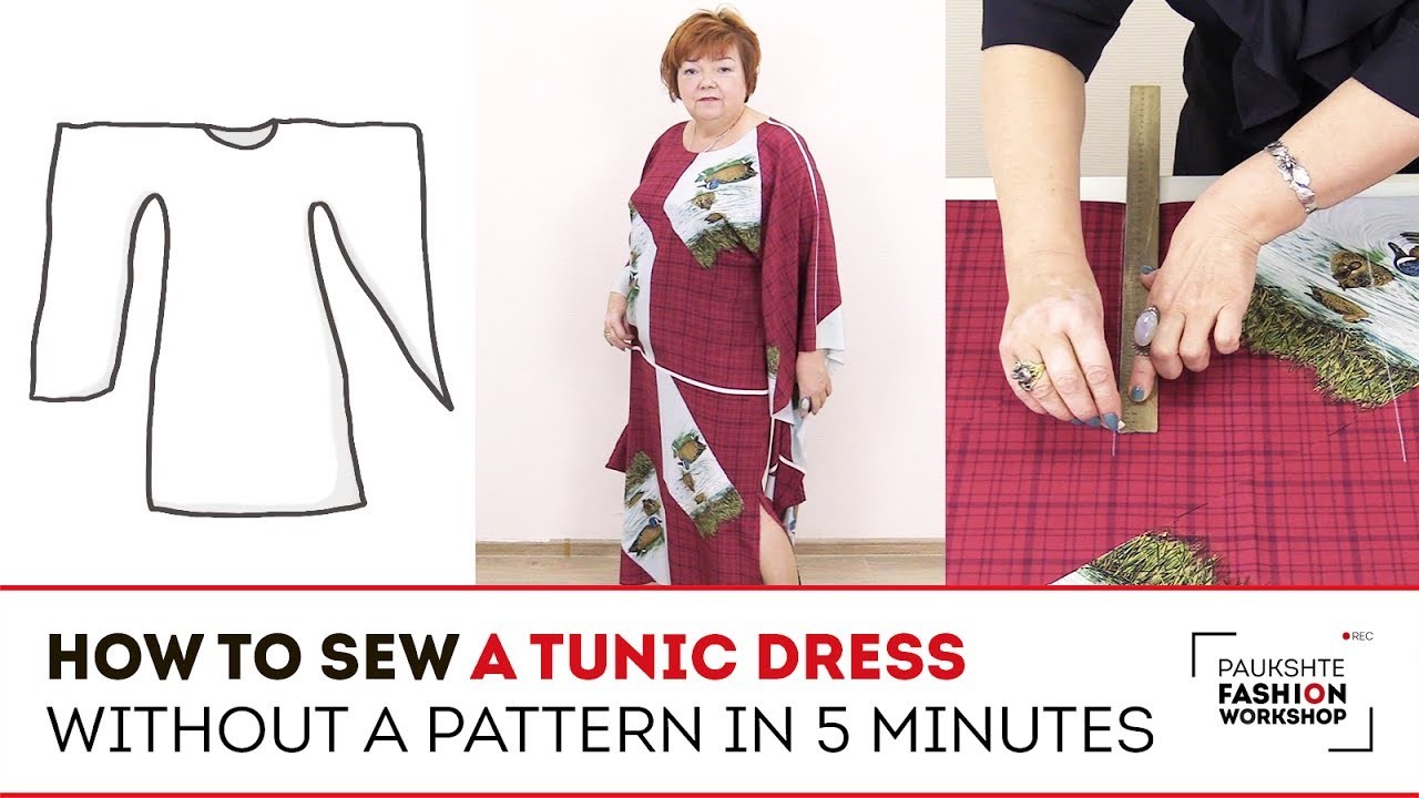 how-to-sew-a-tunic-dress-without-a-pattern-in-5-minutes-handmade