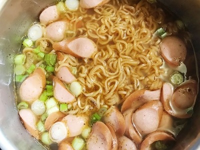 Noodle and Sausage : Thai Food Part 7 : How to Make Thai Food at Home