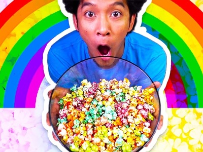 RAINBOW POPCORN IS REAL!?! HOW TO MAKE IT!