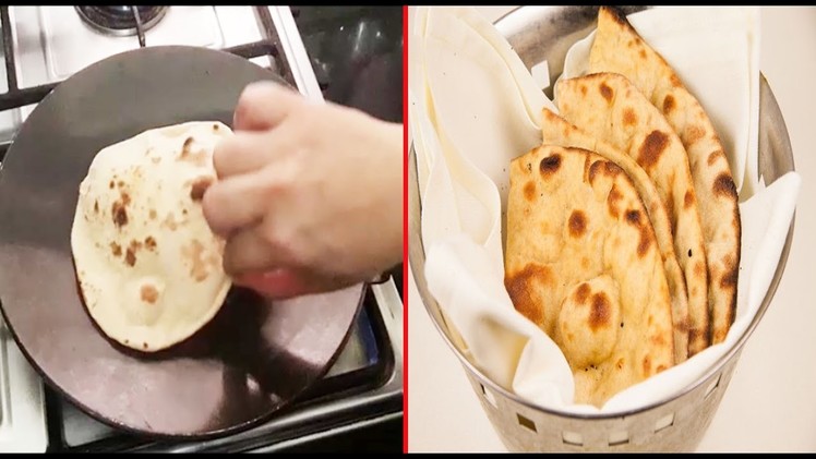 Tandoori roti recipe- How to make tandoori roti on tawa | घर पर ही बनाएँ ढाबा स्टाइल तंदूरी रोटी