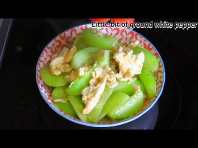Thai Food Part 10 : Cucumber and Egg : How to Make Thai Food at Home