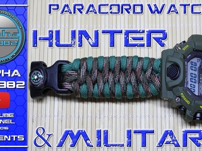 The Ultimate Survival Watch - Hunter and Military Paracord Watch 10 in 1