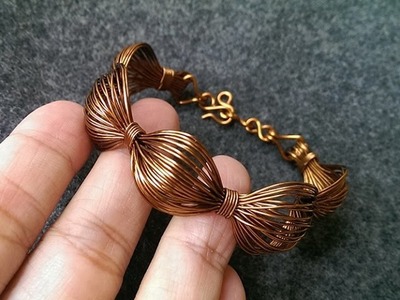 Wire bracelet - How to make wire jewelery 243