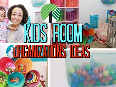 $1 Dollar Tree Kids Room Organization Ideas!
