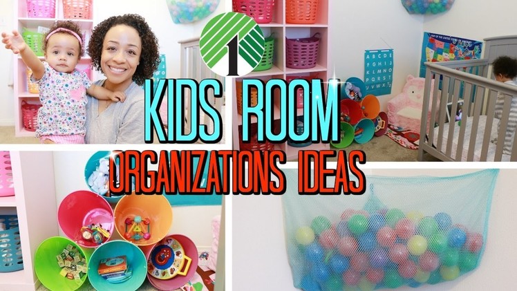 $1 Dollar Tree Kids Room Organization Ideas!