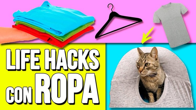 20 Awesome CLOTHES LIFE HACKS * Los mejores TRUCOS con ROPA ✅  Top Tips & Tricks en 1 minuto