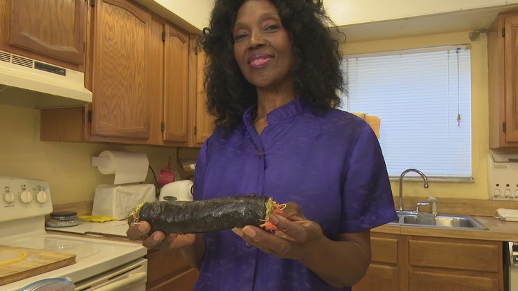 73 Years Young Annette Larkins Vegan Sushi Roll and Pâté Recipe