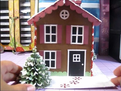 A Chipboard Gingerbread House & My First Prize Won! :D