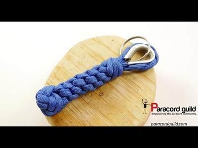 Bell rope paracord key fob