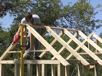 Build a Garden Shed - Roof Framing