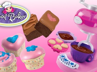 Cool Baker Magic Mixer Cupcakes and Brownies Frosting Dessert Maker Playset Fast & Easy No Baking!