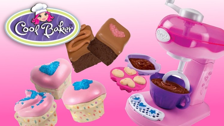 Cool Baker Magic Mixer Cupcakes and Brownies Frosting Dessert Maker Playset Fast & Easy No Baking!