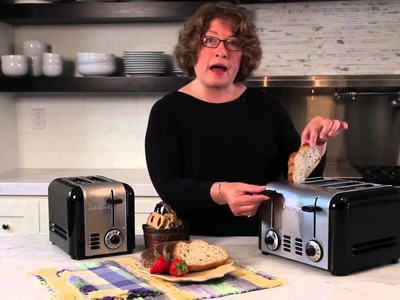 Cuisinart 2-Slice and 4-Slice Compact Stainless Toaster (CPT-320 and CPT-340) Demo Video
