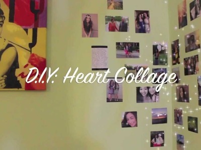 DIY-Heart photo collage