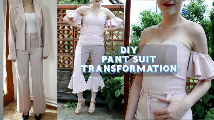 DIY Pant Suit Transformation. DIY premena kostýmu (EN,SK)