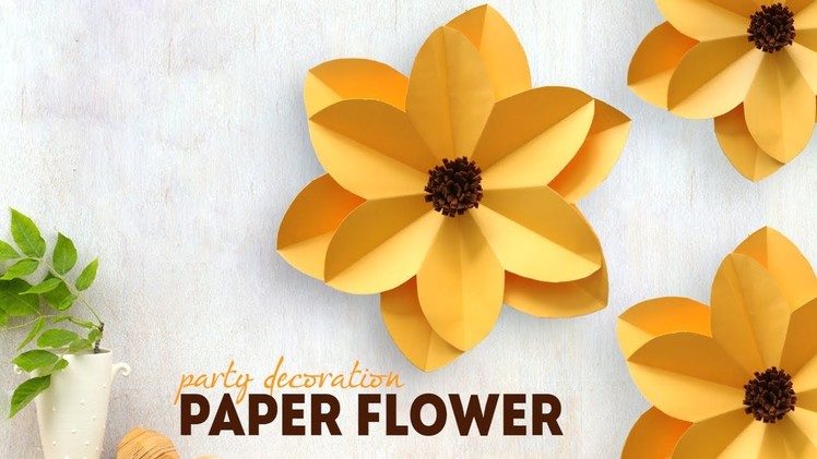 DIY: Party Decoration Paper Flower
