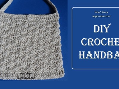 DIY Tutorial - Crochet Easy Cute Handbag (Heklana torbica)