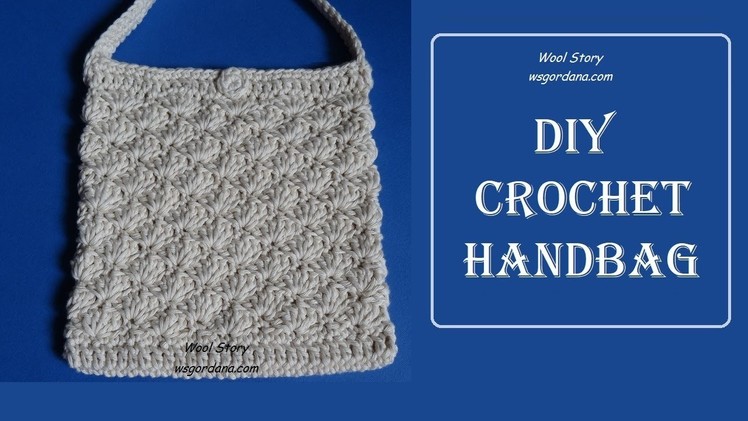 DIY Tutorial - Crochet Easy Cute Handbag (Heklana torbica)