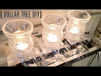 DOLLAR TREE DIY  Mirror Tray. Candle Holder