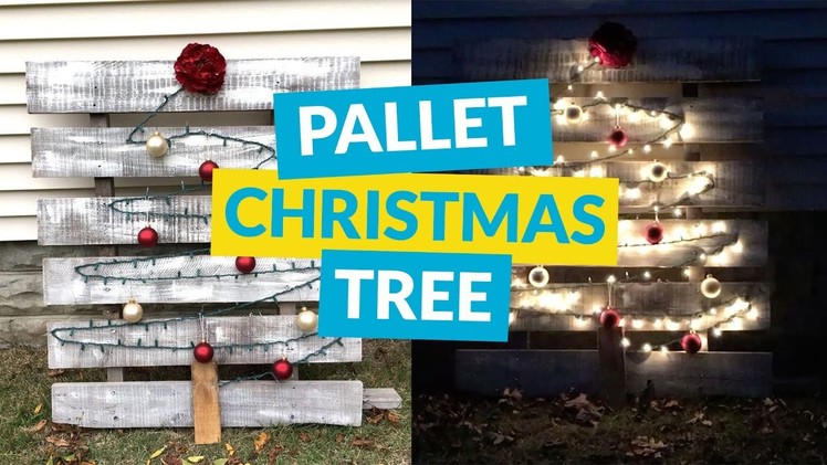 Easy Christmas Tree Pallet!
