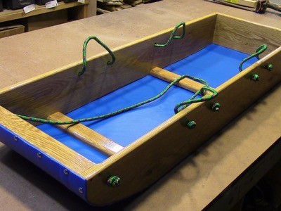 Easy Homemade Toboggan Sled