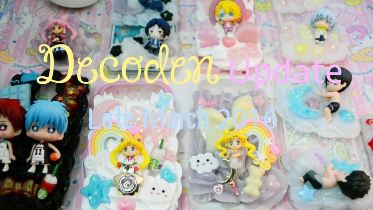 End of March Decoden Work Update + Giveaway Announcement!!
